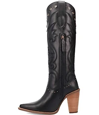 Dingo Rock N' Rebel Leather Studded Tall Western Boots