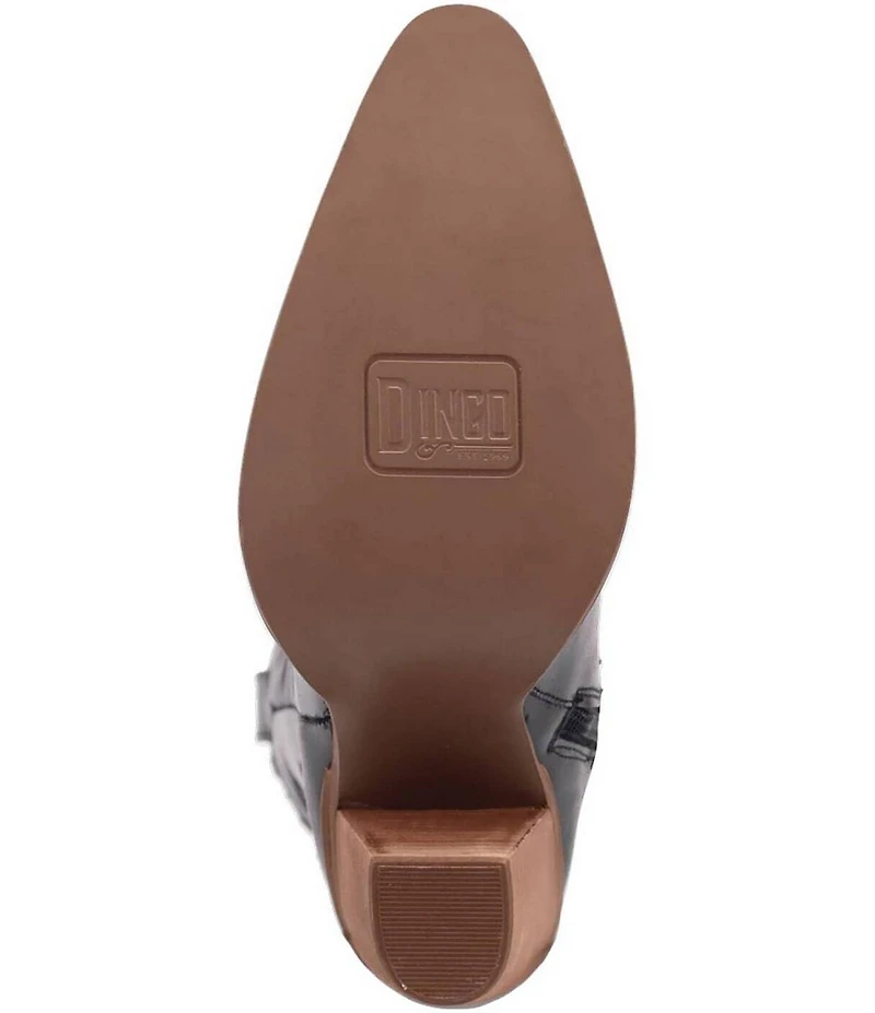 Dingo Rock N' Rebel Leather Studded Tall Western Boots