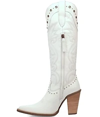 Dingo Rock N' Rebel Leather Studded Tall Western Boots
