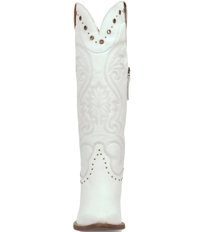 Dingo Rock N' Rebel Leather Studded Tall Western Boots