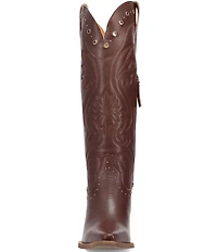Dingo Rock N' Rebel Leather Studded Tall Western Boots