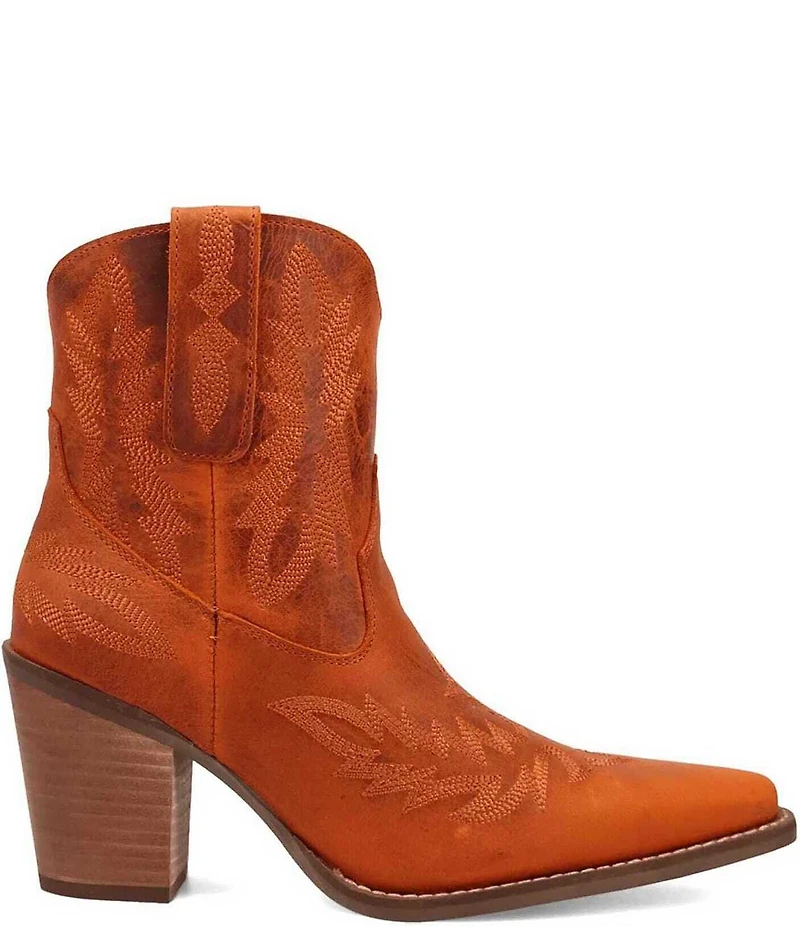Dingo Rocky Top Leather Western Stitch Booties