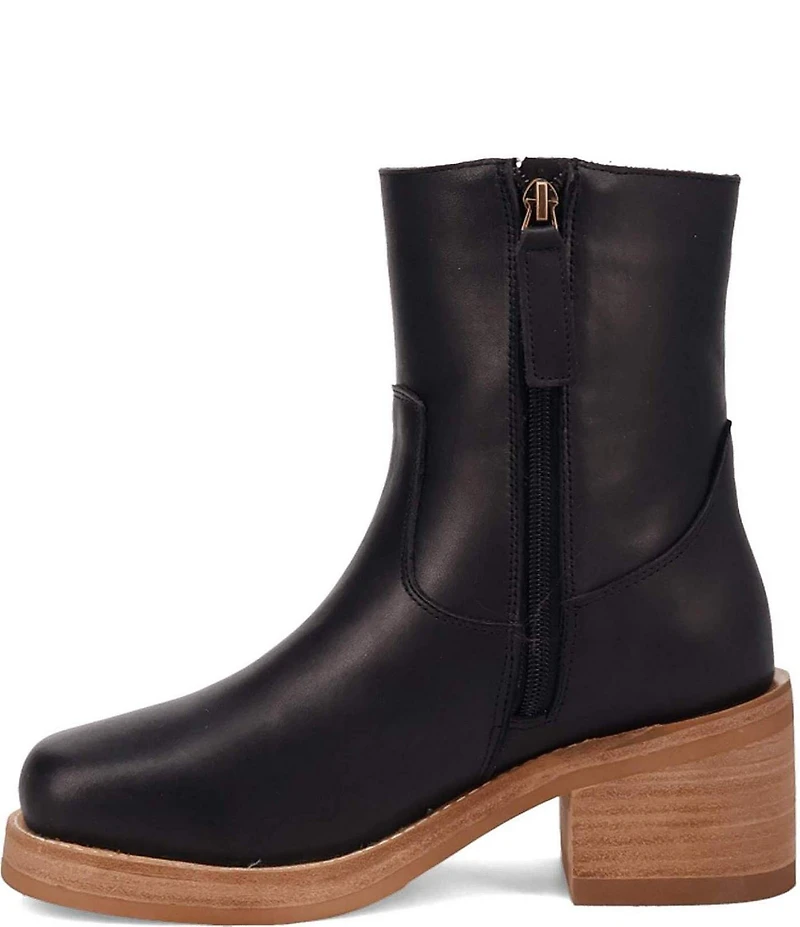 Dingo Roxy Leather Chunky Sole Booties