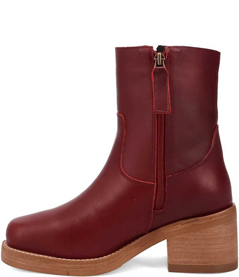 Dingo Roxy Leather Chunky Sole Booties