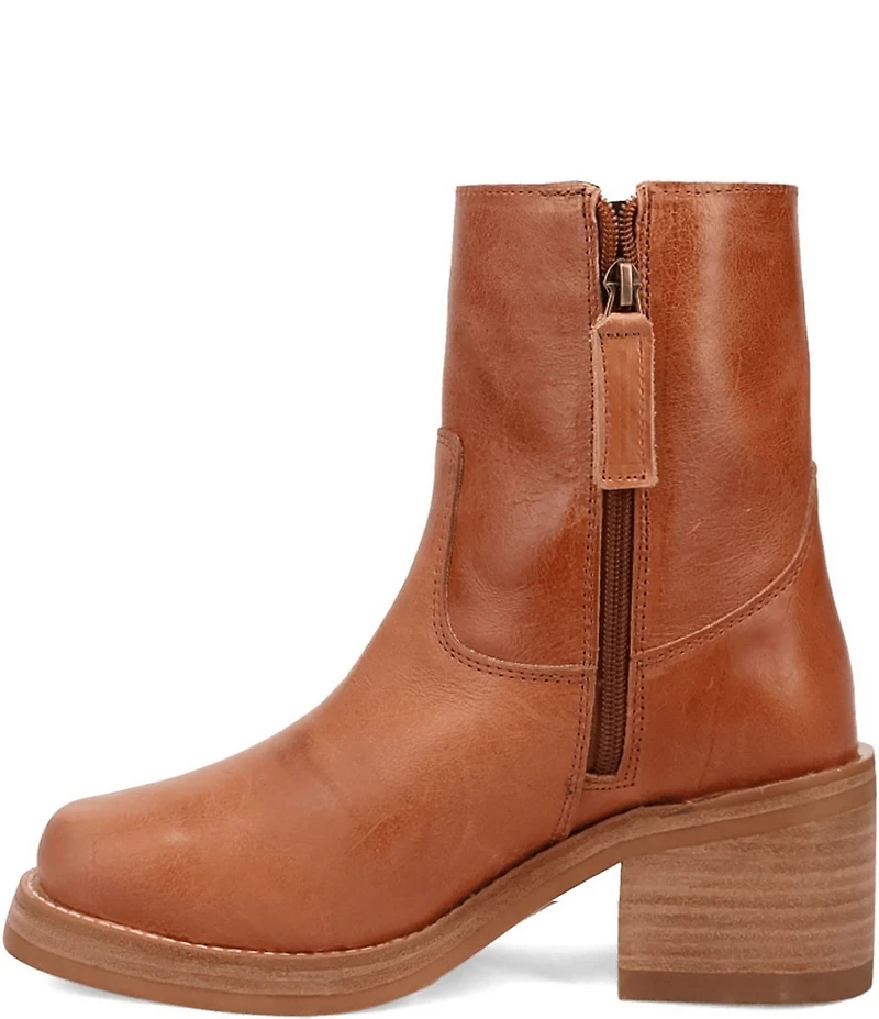 Dingo Roxy Leather Chunky Sole Booties