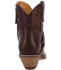 Dingo Saddle Up Leather Buckle Strap Western Booties