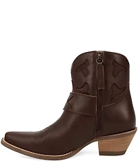 Dingo Saddle Up Leather Buckle Strap Western Booties