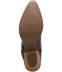 Dingo Saddle Up Leather Buckle Strap Western Booties