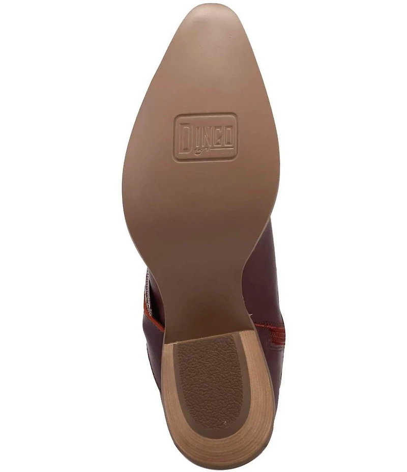 Dingo Saddle Up Leather Buckle Strap Western Booties