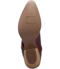 Dingo Saddle Up Leather Buckle Strap Western Booties