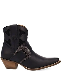 Dingo Saddle Up Leather Buckle Strap Western Booties