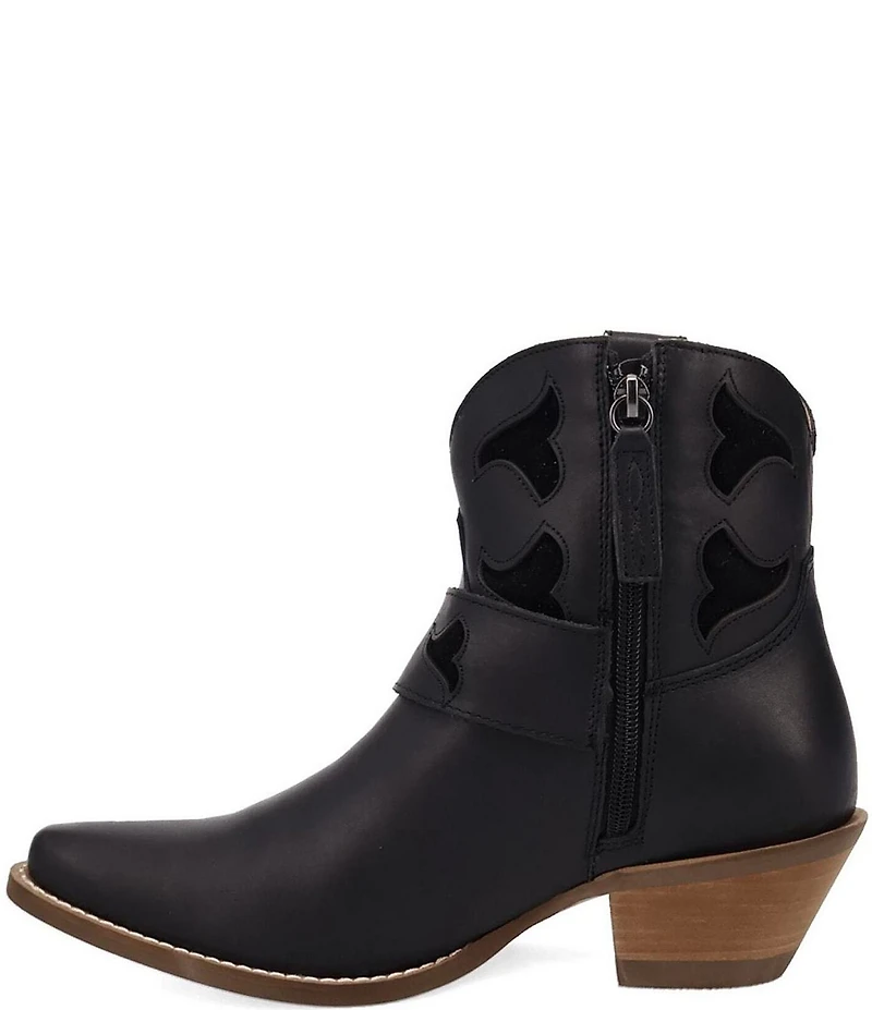 Dingo Saddle Up Leather Buckle Strap Western Booties