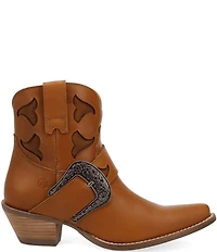 Dingo Saddle Up Leather Buckle Strap Western Booties