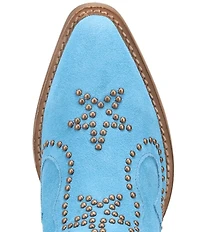 Dingo Seein' Stars Studded Suede Western Booties