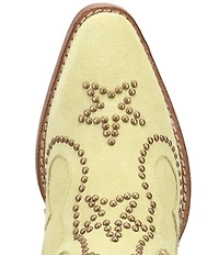Dingo Seein' Stars Studded Suede Western Booties