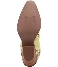 Dingo Seein' Stars Studded Suede Western Booties