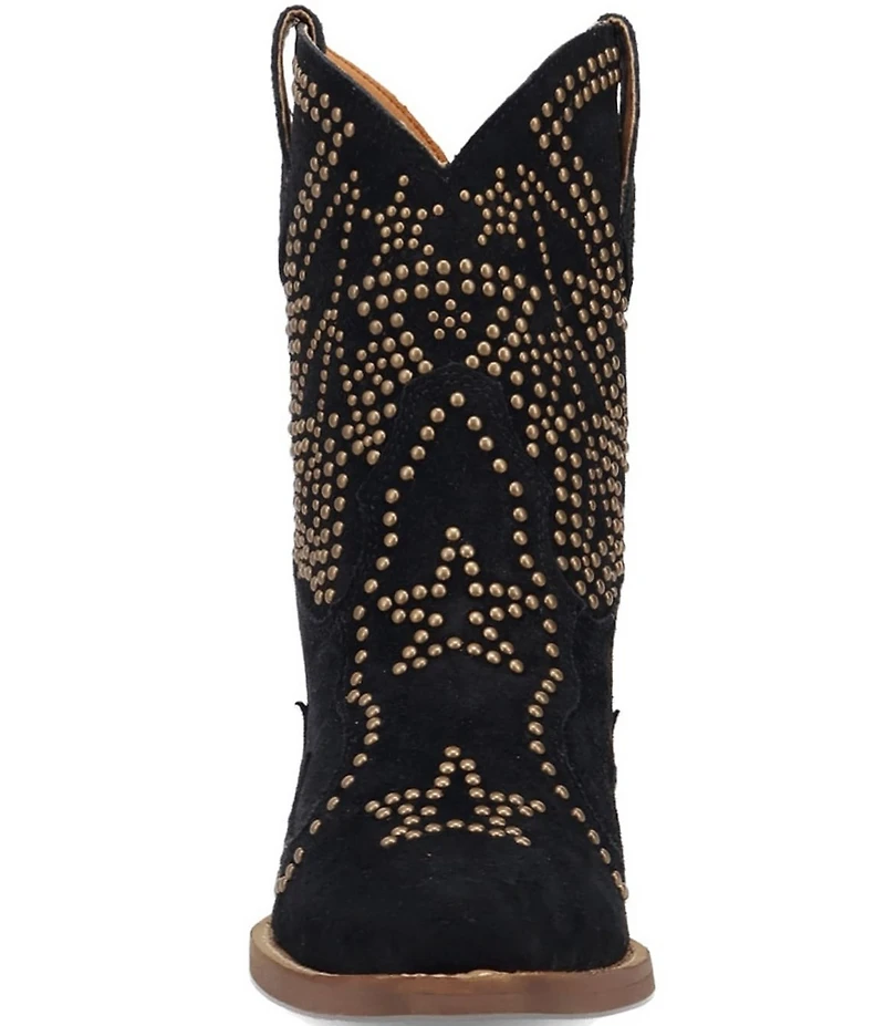 Dingo Seein' Stars Studded Suede Western Booties