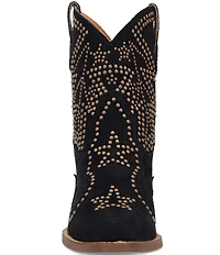 Dingo Seein' Stars Studded Suede Western Booties