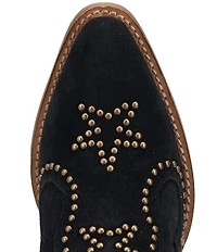 Dingo Seein' Stars Studded Suede Western Booties
