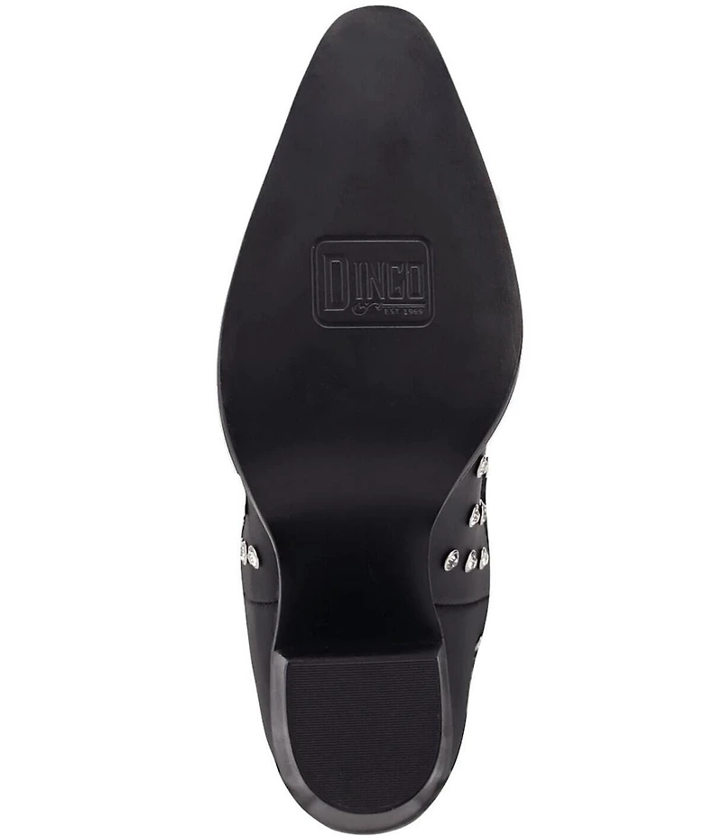 Dingo Show Pony Leather Fringe and Rhinestone Studded Tall Western Boots