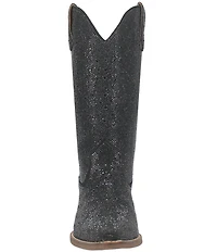 Dingo Silver Dollar Rhinestone Embellished Leather Western Boots