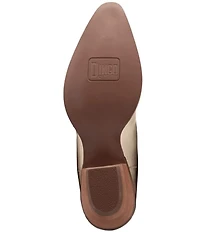 Dingo Southern Sass Metallic Leather Denim Shaft Western Tall Boots