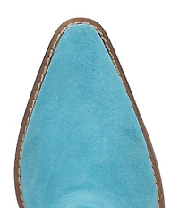 Dingo Spirit Trail Suede Fold Over Fringe Tall Western Boots