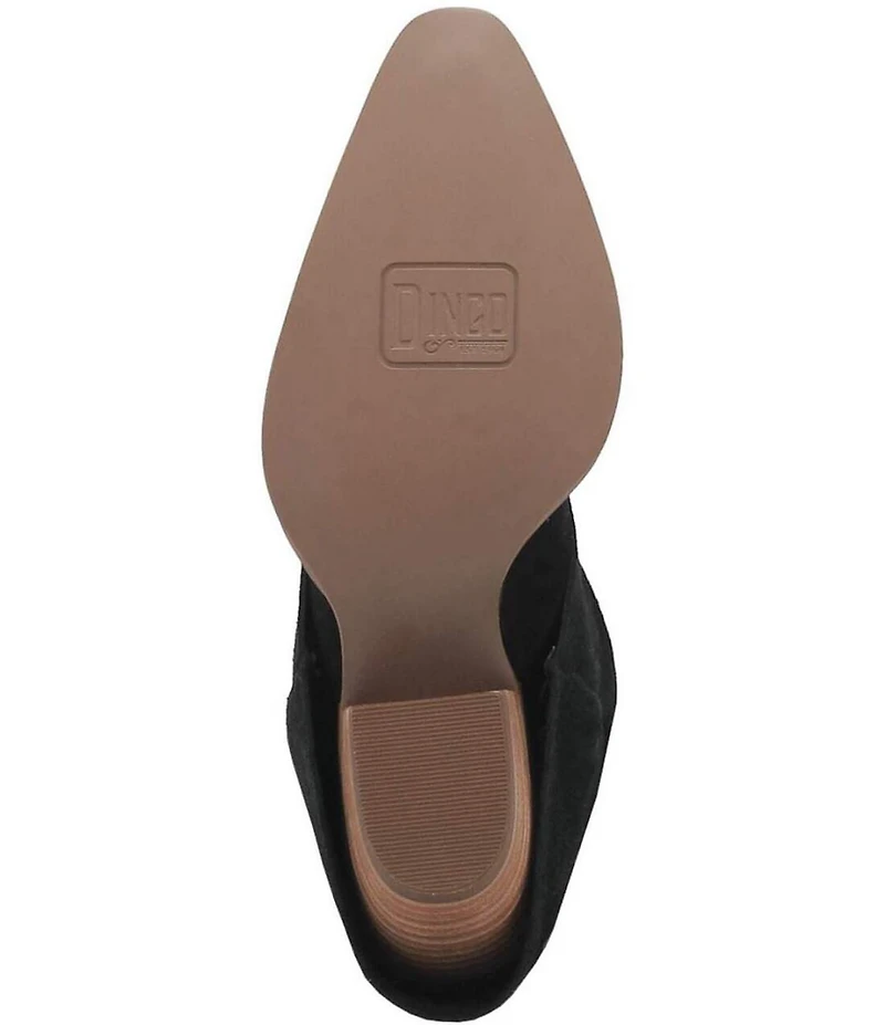 Dingo Spirit Trail Suede Fold Over Fringe Tall Western Boots