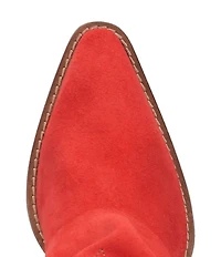 Dingo Spirit Trail Suede Fold Over Fringe Tall Western Boots
