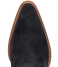 Dingo Star Power Studded Suede Fringe Mid Calf Western Boots