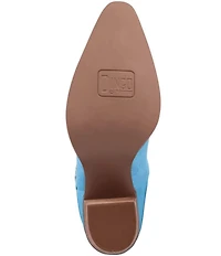 Dingo Star Power Studded Suede Fringe Mid Calf Western Boots