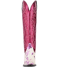 Dingo Take No Bull Calf Hair and Metallic Leather Tall Western Boots