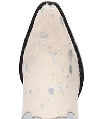 Dingo Take No Bull Calf Hair and Metallic Leather Tall Western Boots