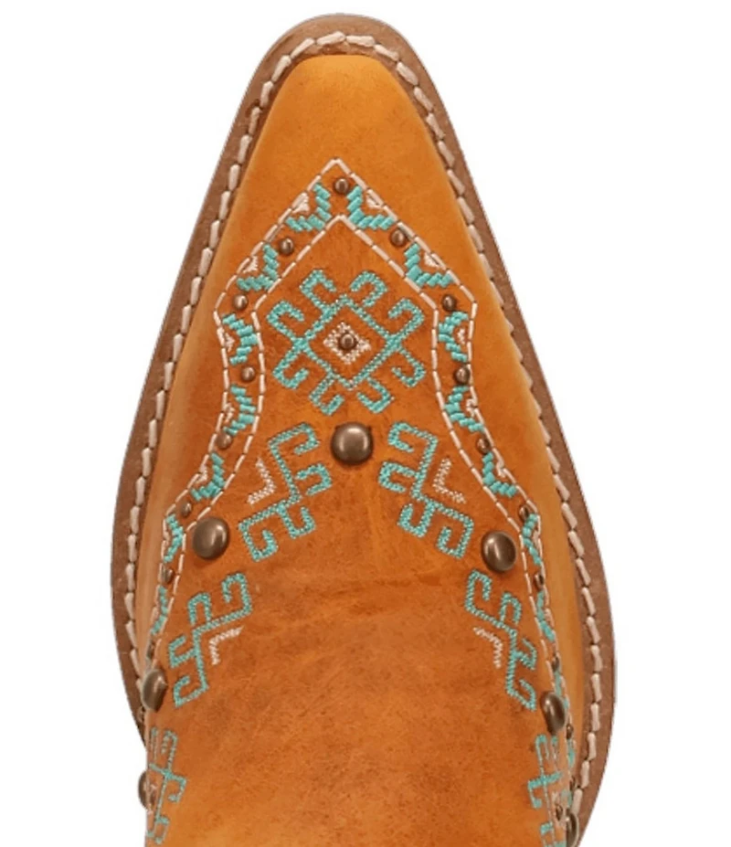 Dingo Tequila Sunrise Leather Fringe Western Boots