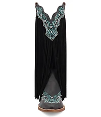 Dingo Tequila Sunrise Leather Fringe Western Boots