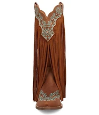 Dingo Tequila Sunrise Leather Fringe Western Boots