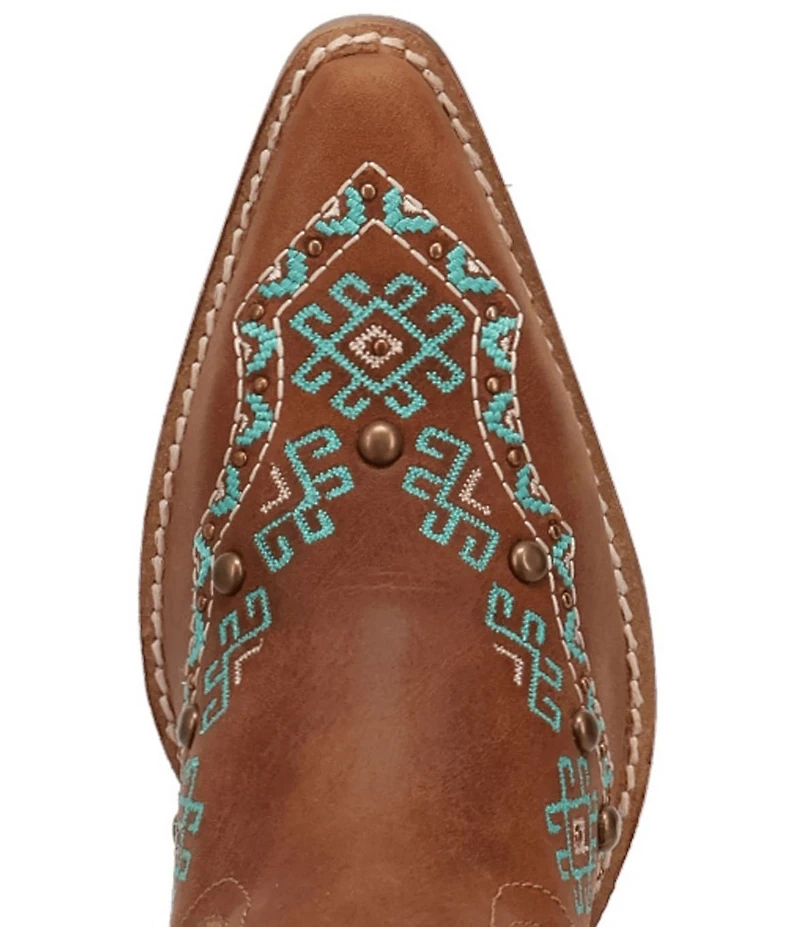 Dingo Tequila Sunrise Leather Fringe Western Boots