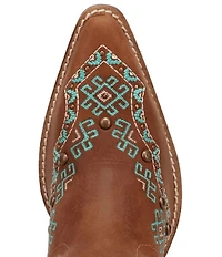 Dingo Tequila Sunrise Leather Fringe Western Boots
