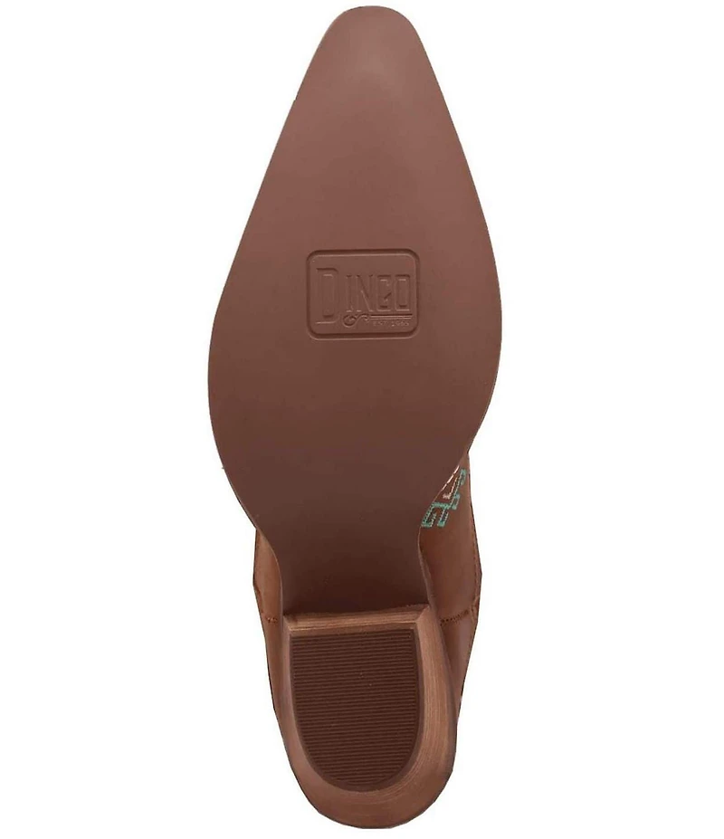 Dingo Tequila Sunrise Leather Fringe Western Boots
