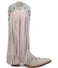 Dingo Tequila Sunrise Leather Fringe Western Boots