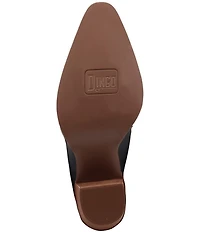 Dingo Texani Leather Studded Cuffed Suede Shaft Tall Western Boots