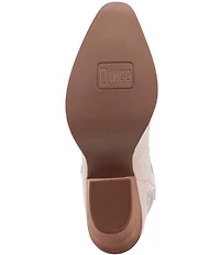 Dingo Tiny Pony Suede Rhinestone Mid Calf Western Boots