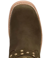 Dingo Troubadour Suede Studded Harness Tall Boots