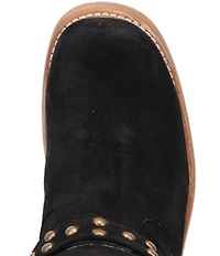 Dingo Troubadour Suede Studded Harness Tall Boots