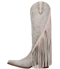 Dingo Walk West Leather Suede Fringe Western Tall Boots