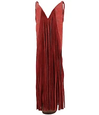 Dingo Walk West Leather Suede Fringe Western Tall Boots
