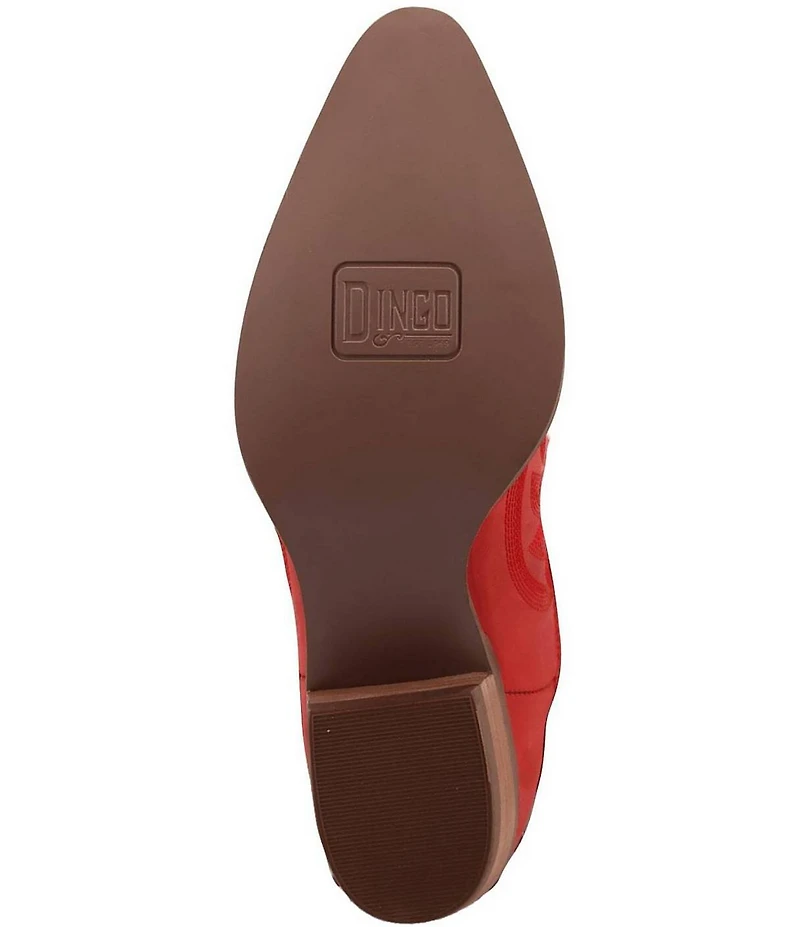 Dingo Walk West Leather Suede Fringe Western Tall Boots