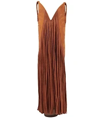 Dingo Walk West Leather Suede Fringe Western Tall Boots