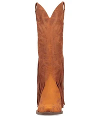 Dingo Walk West Leather Suede Fringe Western Tall Boots