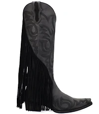 Dingo Walk West Leather Suede Fringe Western Tall Boots